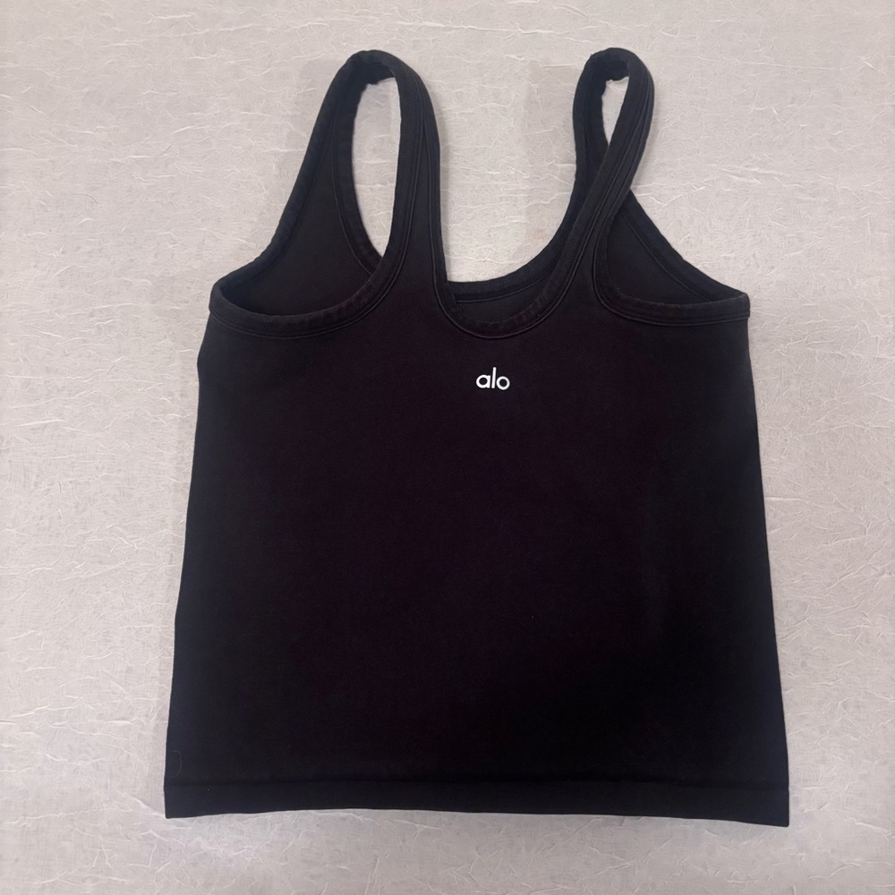 ALO Yoga Black Tank Top